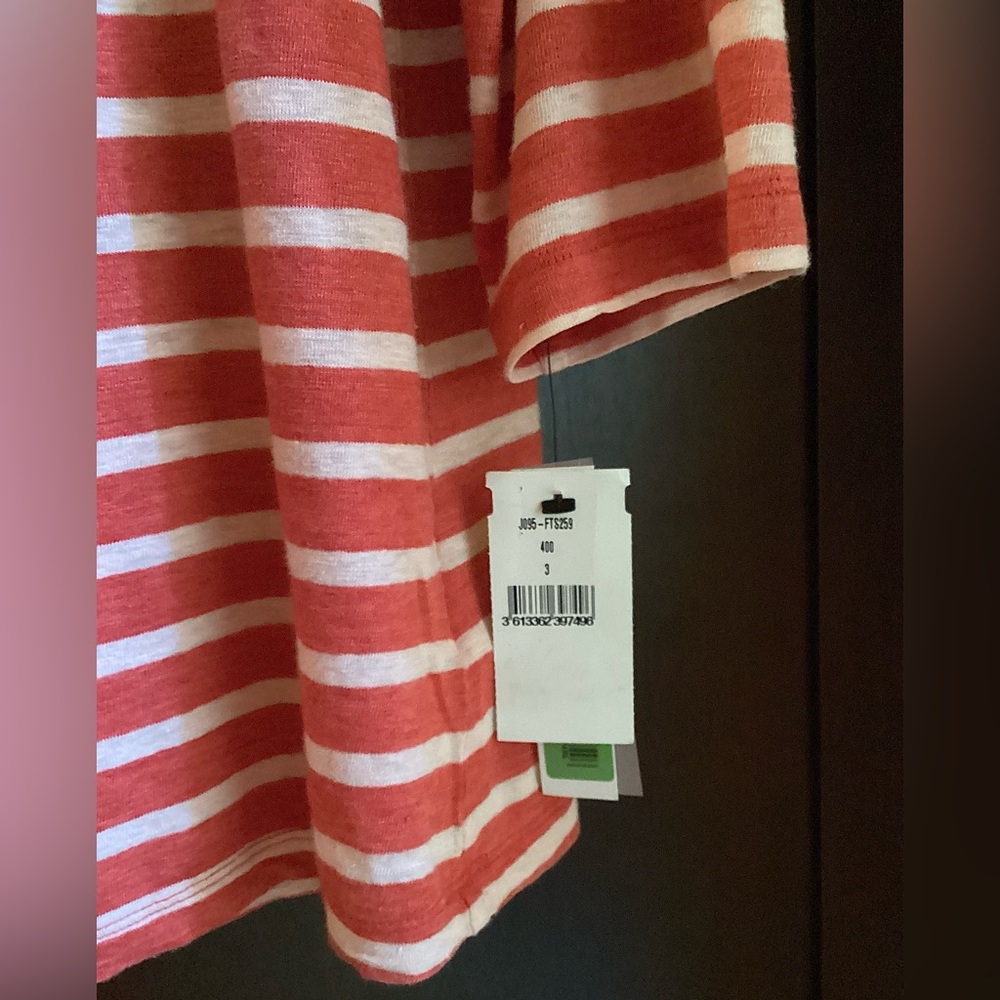 NWT MAJESTIC Filatures Linen Tee. Sz 3 - Picture 3 of 12